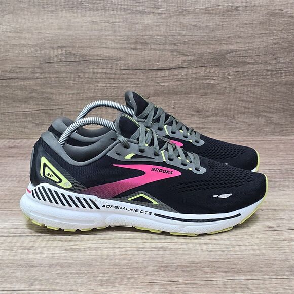 Brooks Shoes - Brooks Adrenaline GTS 23 Women's Size 10.5 B Black Running Shoes (1203811B037)